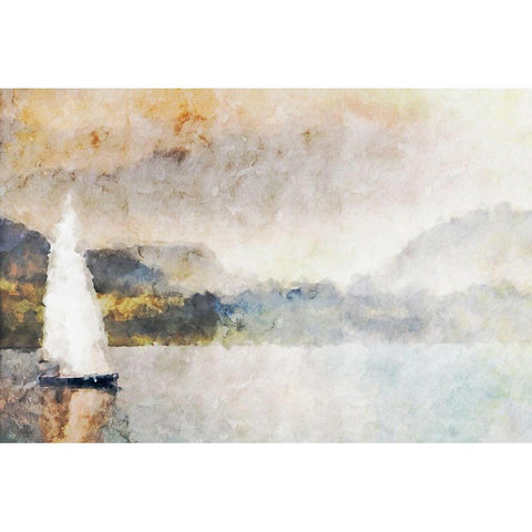 Coastal Series #17 White Modern Wood Framed Art Print by Curinga, Kim