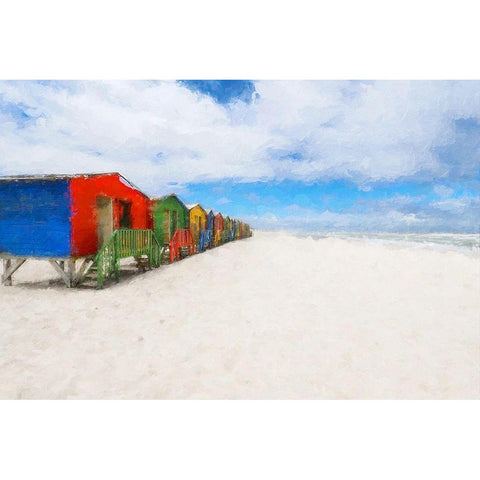 Coastal Series #32 Black Modern Wood Framed Art Print by Curinga, Kim