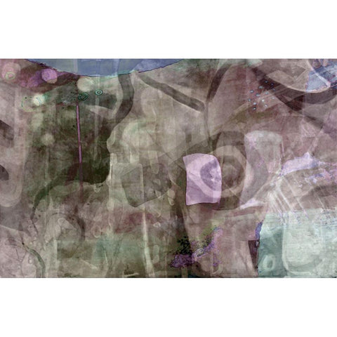 Columbian Coffee-muted Black Modern Wood Framed Art Print with Double Matting by Naskrent, Delores