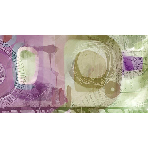 Walk in the Garden Black Modern Wood Framed Art Print with Double Matting by Naskrent, Delores