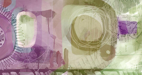 Walk in the Garden Black Ornate Wood Framed Art Print with Double Matting by Naskrent, Delores