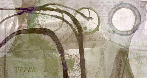 Lexington on Avenue Black Ornate Wood Framed Art Print with Double Matting by Naskrent, Delores