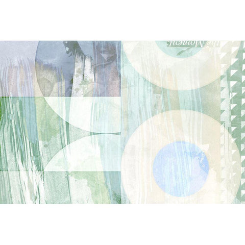 The Moment White Modern Wood Framed Art Print by Naskrent, Delores