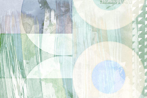 The Moment White Modern Wood Framed Art Print with Double Matting by Naskrent, Delores