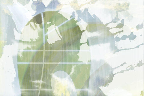 Help or Hinder White Modern Wood Framed Art Print with Double Matting by Naskrent, Delores