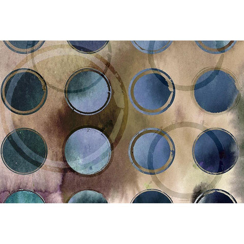 Voluminous Black Modern Wood Framed Art Print by Naskrent, Delores