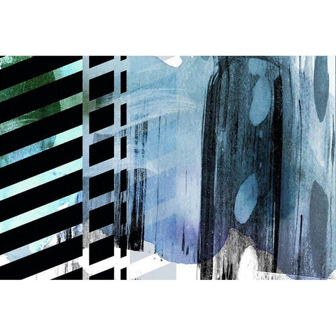 Split Second White Modern Wood Framed Art Print by Naskrent, Delores