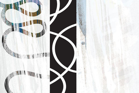 Crux Black Ornate Wood Framed Art Print with Double Matting by Naskrent, Delores