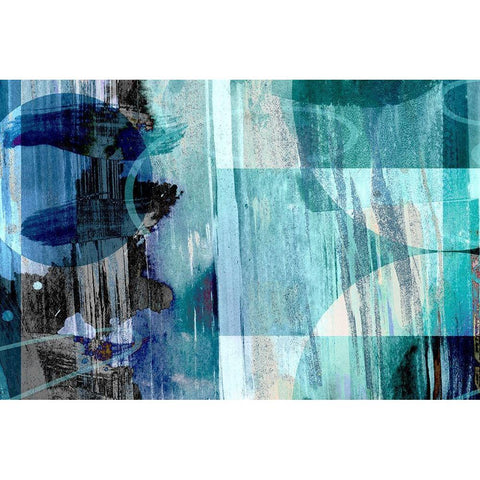 Exigent Black Modern Wood Framed Art Print with Double Matting by Naskrent, Delores