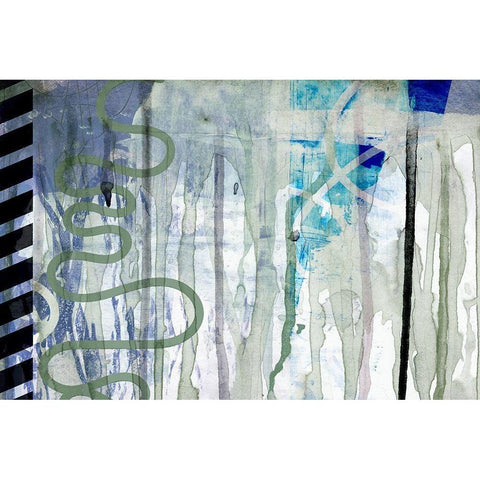 Nothing Flat Black Modern Wood Framed Art Print with Double Matting by Naskrent, Delores