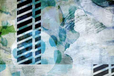 Life Span White Modern Wood Framed Art Print with Double Matting by Naskrent, Delores