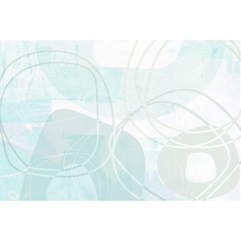 Halo Black Modern Wood Framed Art Print with Double Matting by Naskrent, Delores