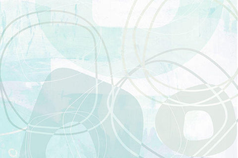 Halo Black Ornate Wood Framed Art Print with Double Matting by Naskrent, Delores