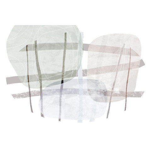 Coping Mechanism Black Modern Wood Framed Art Print with Double Matting by Naskrent, Delores