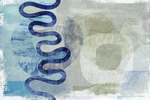 Imitation Black Ornate Wood Framed Art Print with Double Matting by Naskrent, Delores