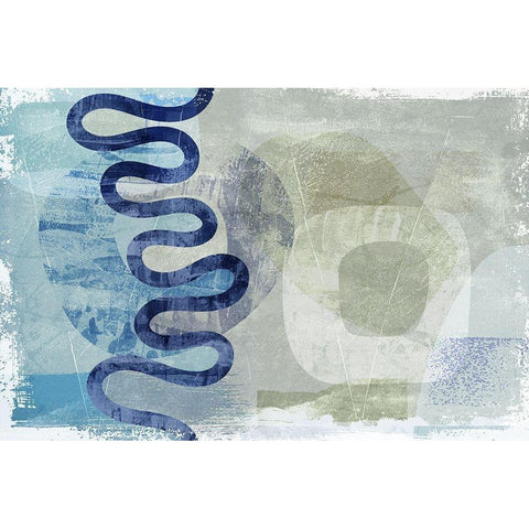 Imitation White Modern Wood Framed Art Print by Naskrent, Delores