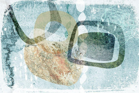 Interpretive Dance White Modern Wood Framed Art Print with Double Matting by Naskrent, Delores