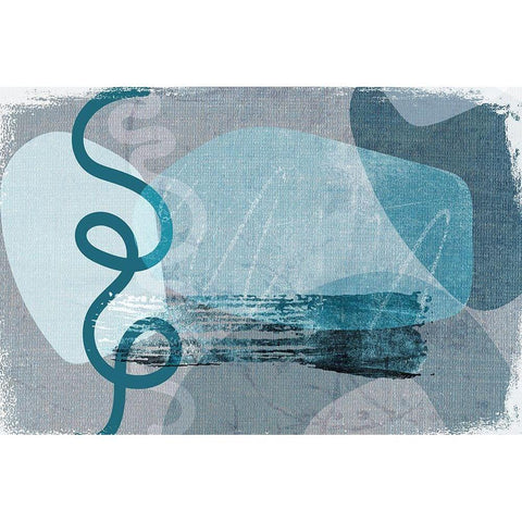 Equivalent Black Modern Wood Framed Art Print by Naskrent, Delores