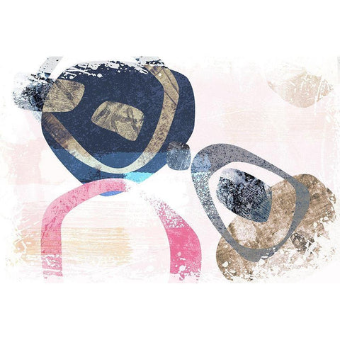 Trinket Gold Ornate Wood Framed Art Print with Double Matting by Naskrent, Delores