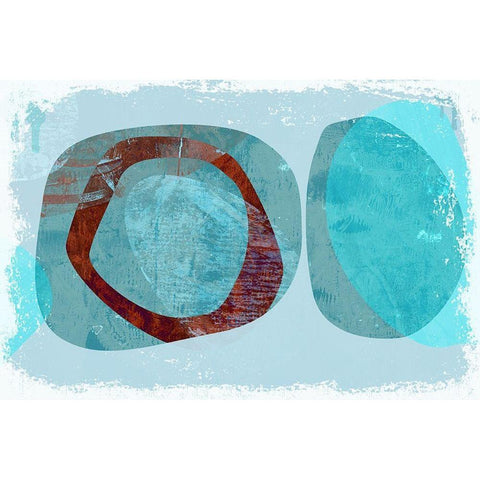 Gull Haven Black Modern Wood Framed Art Print with Double Matting by Naskrent, Delores