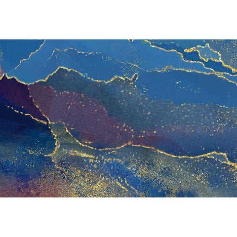 In the Navy White Modern Wood Framed Art Print by Naskrent, Delores