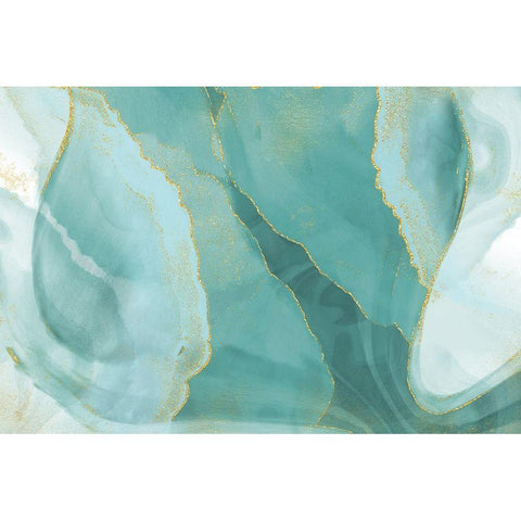 Shallow Pond White Modern Wood Framed Art Print by Naskrent, Delores