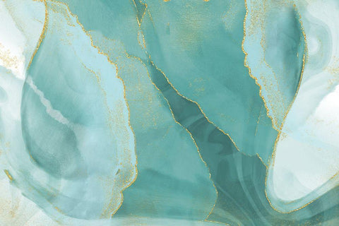 Shallow Pond White Modern Wood Framed Art Print with Double Matting by Naskrent, Delores