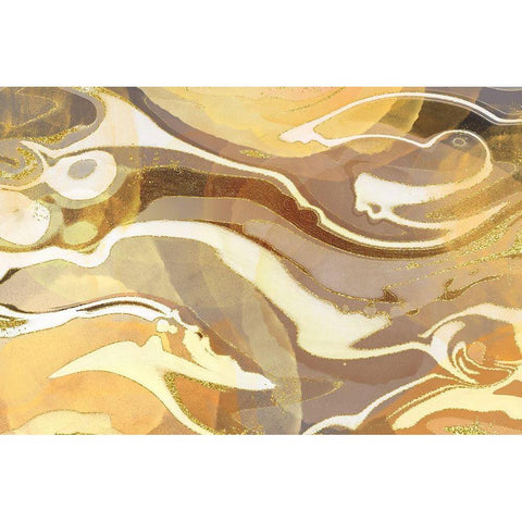 Toasted Marshmallow Black Modern Wood Framed Art Print by Naskrent, Delores