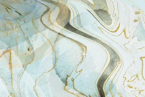 Deep Cavern White Modern Wood Framed Art Print with Double Matting by Naskrent, Delores