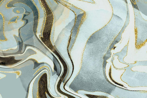 Falcon Ridge White Modern Wood Framed Art Print with Double Matting by Naskrent, Delores