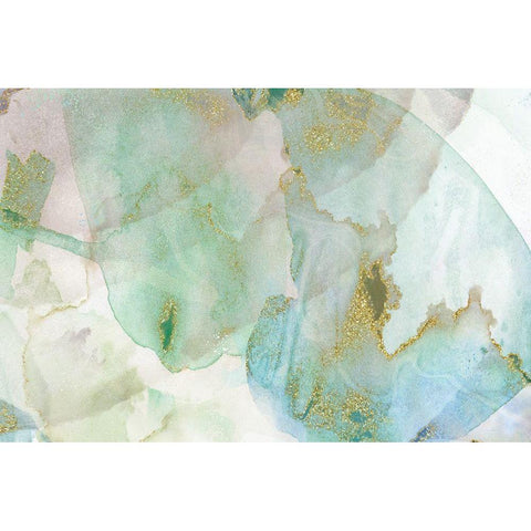 Carolina Skyscape Gold Ornate Wood Framed Art Print with Double Matting by Naskrent, Delores