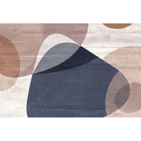 Concrete Reflex White Modern Wood Framed Art Print by Naskrent, Delores