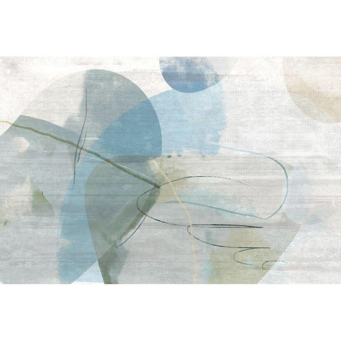 Sweet Street Black Modern Wood Framed Art Print by Naskrent, Delores