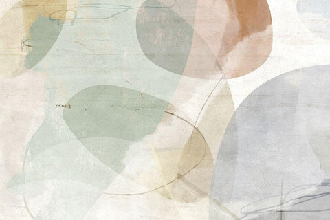 Porcelain Balast White Modern Wood Framed Art Print with Double Matting by Naskrent, Delores