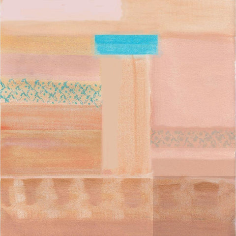 Sunset over the Cliffs Black Modern Wood Framed Art Print by Kouta, Flora