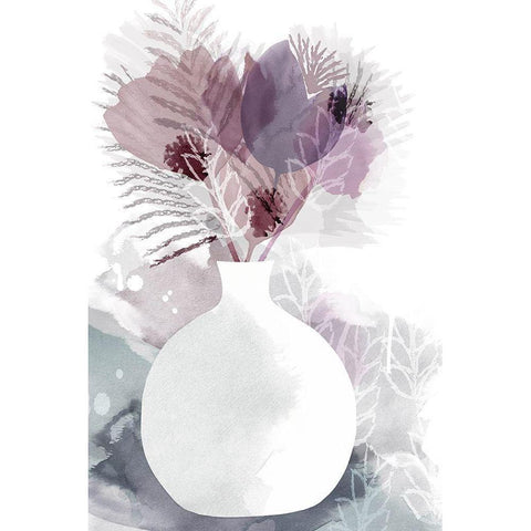 After the Rain III Black Modern Wood Framed Art Print with Double Matting by Kouta, Flora