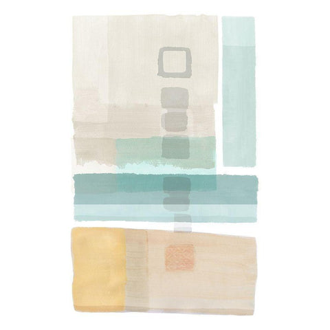 Army Bay II White Modern Wood Framed Art Print by Kouta, Flora