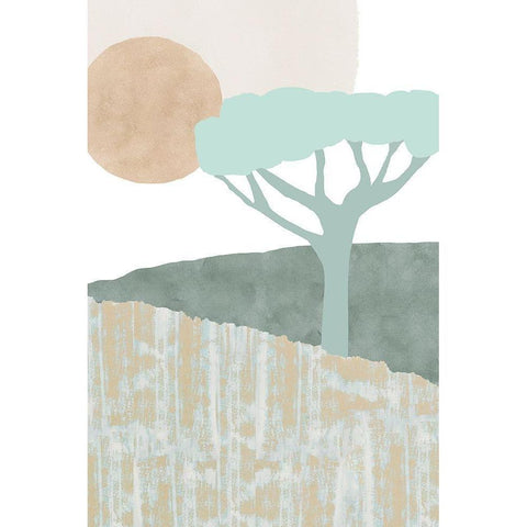 Ennerdale I White Modern Wood Framed Art Print by Kouta, Flora