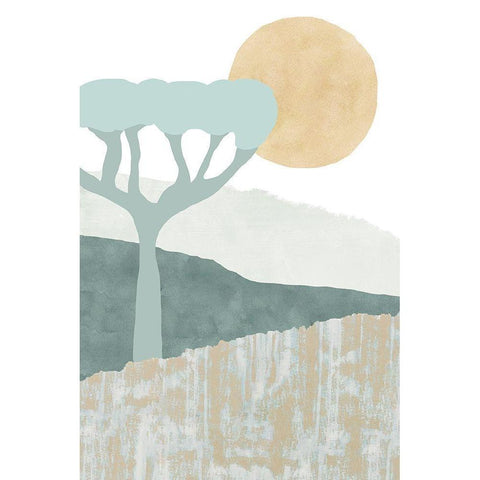 Ennerdale III Black Modern Wood Framed Art Print with Double Matting by Kouta, Flora