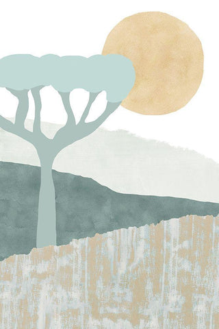 Ennerdale III White Modern Wood Framed Art Print with Double Matting by Kouta, Flora