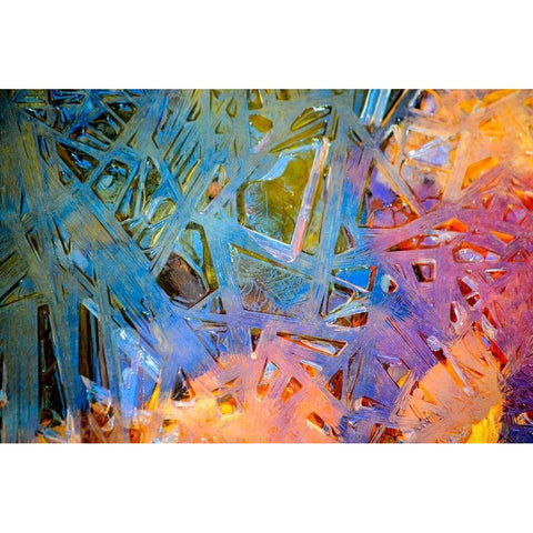 Connecting Black Modern Wood Framed Art Print by Cooper, Helena