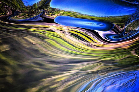 Convergence Black Ornate Wood Framed Art Print with Double Matting by Cooper, Helena