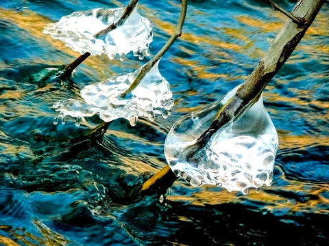 Prosperity White Modern Wood Framed Art Print with Double Matting by Cooper, Helena