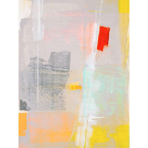 Mosaic IV Black Modern Wood Framed Art Print with Double Matting by Aryai, Sia