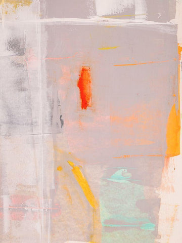 Mosaic VI Black Ornate Wood Framed Art Print with Double Matting by Aryai, Sia