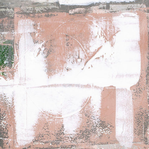 Mosaic X Black Ornate Wood Framed Art Print with Double Matting by Aryai, Sia