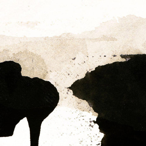 Largo 108 Gold Ornate Wood Framed Art Print with Double Matting by Aryai, Sia