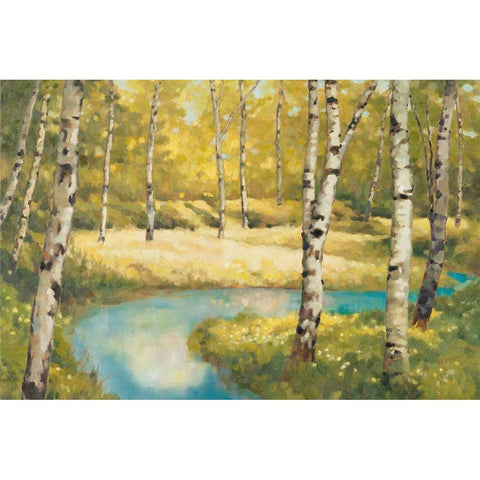 Peat Cut White Modern Wood Framed Art Print by Reynolds, Graham