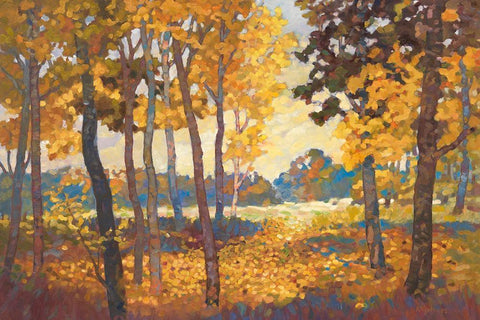 Windstill I White Modern Wood Framed Art Print with Double Matting by Reynolds, Graham