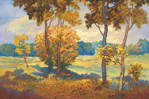 Windstill II White Modern Wood Framed Art Print with Double Matting by Reynolds, Graham